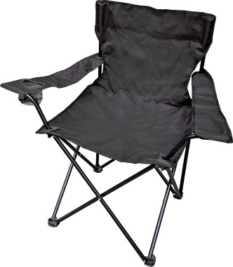 Westerholt Camping-Stuhl, Faltarmlehnstuhl, 50 x 80 cm, faltbar, schwarz, inkl. Tragetasche, 1067-02